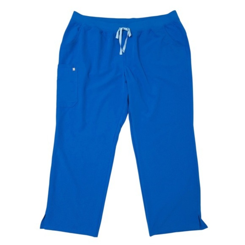 Figs Royal Blue Kade Cargo Scrub Pants-‎ Plus Size Tall 5XLT - Picture 4 of 9